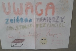STOLIK - przyjaciel dla tczewskiego hospicjum